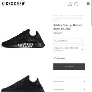 Adidas Originals Deerupt Trainers In Black B41768